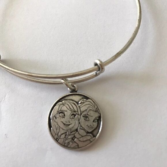 Alex and Ani Frozen Elsa and Anna bangle bracelet - Picture 2 of 3